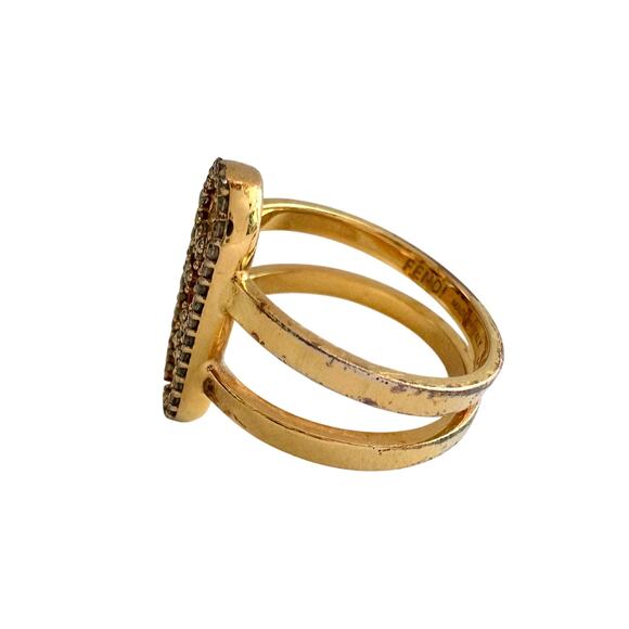 FENDI O'Lock Ring in magnetic close box - Size 6 - Picture 5 of 16